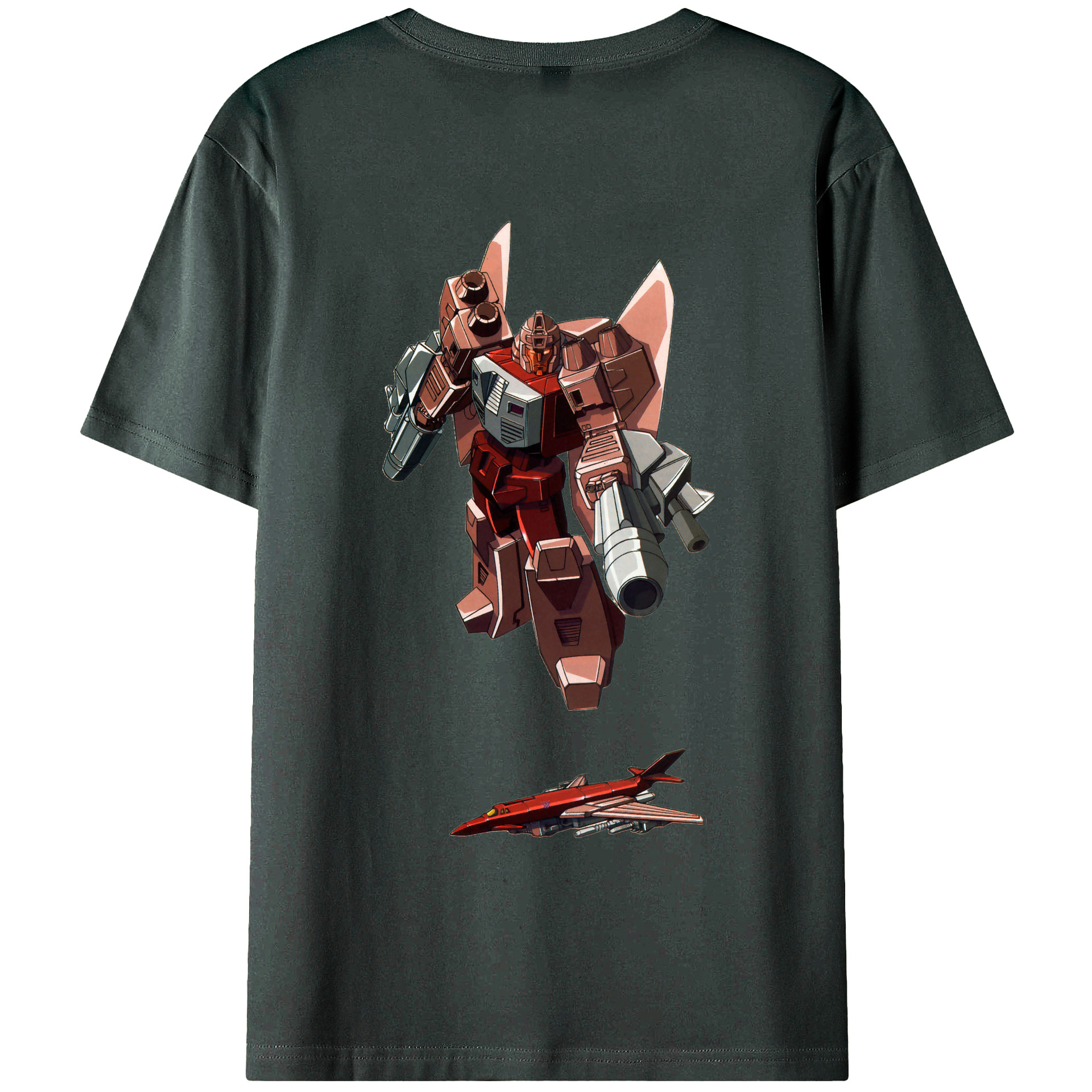 （画像用）  綿100％ メンズ半袖Tシャツ（バックプリント） 通気性